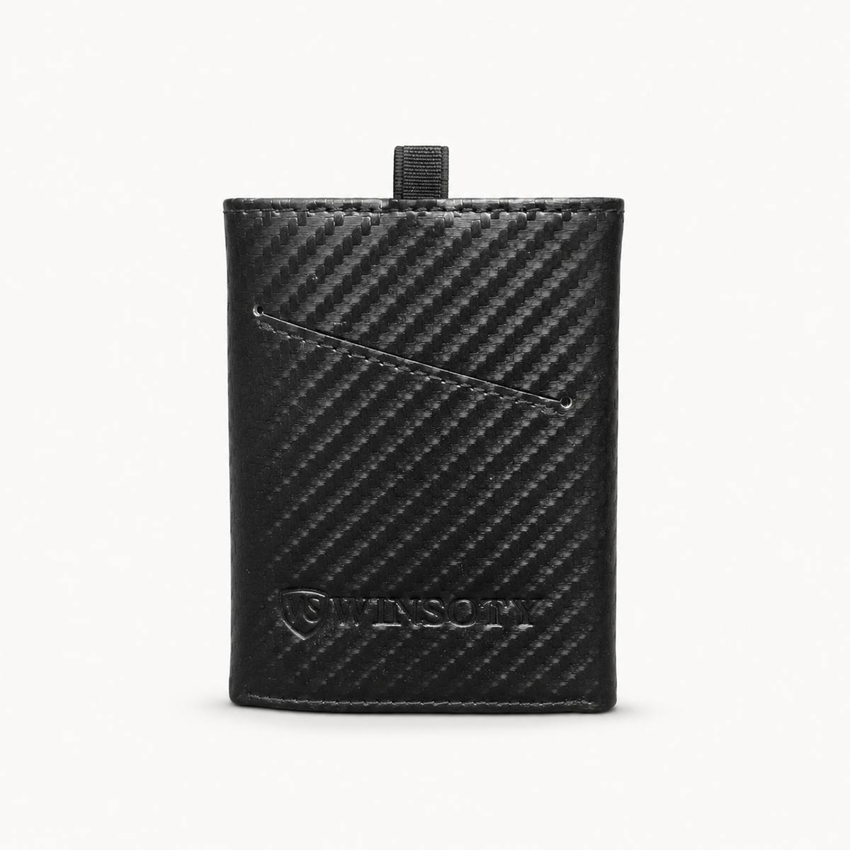 WINSOTY Geldbörse Carbon