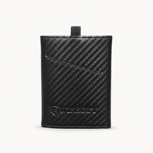 WINSOTY Geldbörse Carbon