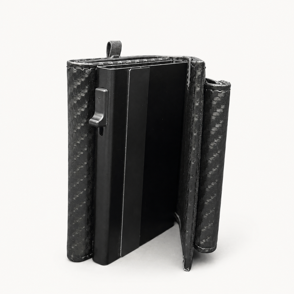 WINSOTY Geldbörse Carbon