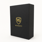 WINSOTY Geldbörse Leder Noir